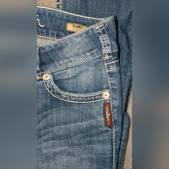 🩵Silver Jeans🩵 Y2K Suki Mid Rise Capri/Crop Women's Size 29 - Picture 12 of 12
